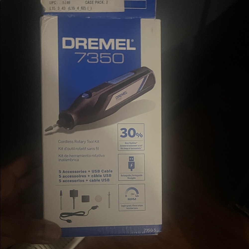 Dremel 7350 Cordless Rotary Tool Kit - Black